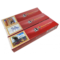 Mona Lisa diamond painting 50x40cm: hand met bloemen 